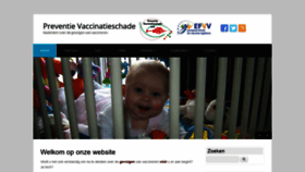 What Vaccinatieschade.be website looked like in 2021 (3 years ago)