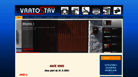 What Vratostav.cz website looked like in 2021 (3 years ago)