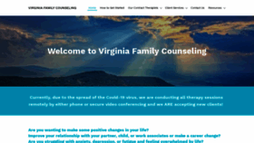 What Virginiafamilycounseling.com website looked like in 2021 (3 years ago)
