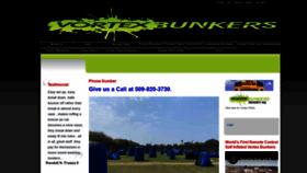 What Vortexbunkers.com website looked like in 2021 (3 years ago)