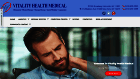 What Vitalityhealthnewyork.com website looked like in 2021 (3 years ago)