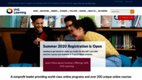 What Vhslearning.org website looked like in 2021 (3 years ago)