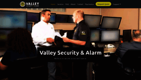What Valleysecurityandalarm.com website looked like in 2021 (3 years ago)