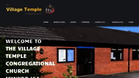 What Villagetemple.org.uk website looked like in 2021 (3 years ago)
