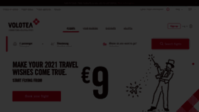 What Volotea.com website looked like in 2021 (3 years ago)