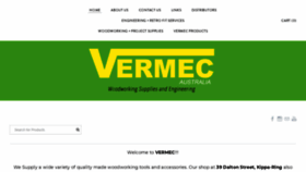 What Vermec.com website looked like in 2021 (3 years ago)
