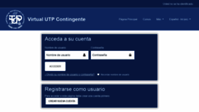 What Virtual.utp.ac.pa website looked like in 2021 (3 years ago)