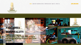 What Vizcarrahospitality.com website looked like in 2021 (3 years ago)