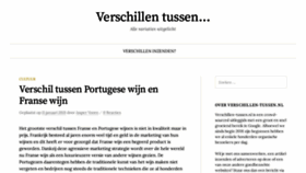 What Verschillen-tussen.nl website looked like in 2021 (3 years ago)