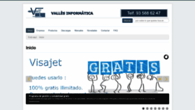 What Vallesinformatica.com website looked like in 2021 (3 years ago)