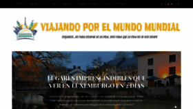 What Viajandoporelmundomundial.com website looked like in 2021 (3 years ago)
