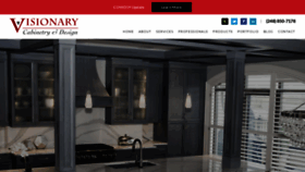 What Visionarycabinetry.com website looked like in 2021 (3 years ago)