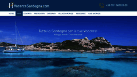 What Vacanze-sardegna.com website looked like in 2021 (3 years ago)