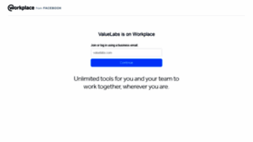 What Valuelabs.workplace.com website looked like in 2021 (3 years ago)