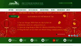 What Vantaiduongsathanoi.vn website looked like in 2021 (3 years ago)
