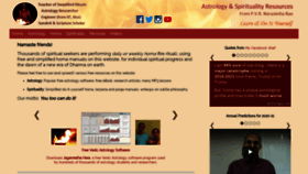 What Vedicastrologer.org website looked like in 2021 (3 years ago)