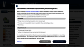 What Verkkouutiset.fi website looked like in 2021 (3 years ago)