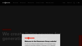 What Viessmann.com website looked like in 2021 (3 years ago)