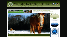 What Virginiaequestrian.com website looked like in 2021 (3 years ago)