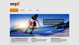 What Vorpx.com website looked like in 2021 (3 years ago)