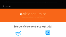 What Visionarium.pt website looked like in 2021 (3 years ago)