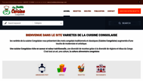 What Varietescuisinecongo.com website looked like in 2021 (3 years ago)