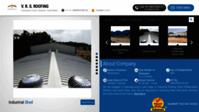What Vrsroofing.in website looked like in 2021 (3 years ago)