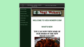 What Vegiwokery.com website looked like in 2021 (3 years ago)