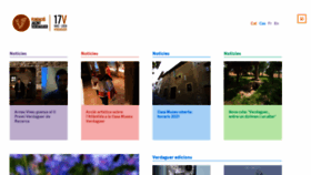 What Verdaguer.cat website looked like in 2021 (4 years ago)
