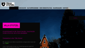 What Villa-stuetzel.de website looked like in 2021 (3 years ago)
