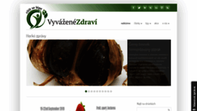 What Vyvazenezdravi.cz website looked like in 2021 (5 years ago)
