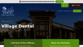 What Villagedentalraleigh.com website looked like in 2021 (3 years ago)