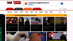 What Vanekspres.com.tr website looked like in 2021 (5 years ago)