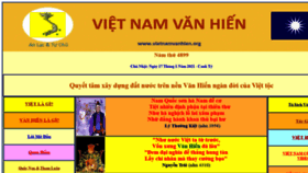 What Vietnamvanhien.org website looked like in 2021 (3 years ago)