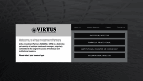 What Virtus.com website looked like in 2021 (3 years ago)