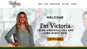 What Victoriaosullivan.com.au website looked like in 2021 (3 years ago)
