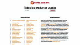What Venta.com.mx website looked like in 2021 (4 years ago)