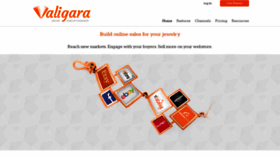 What Valigara.com website looked like in 2021 (3 years ago)