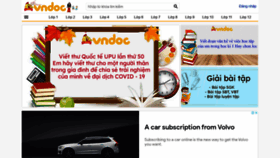 What Vietnamdoc.net website looked like in 2021 (3 years ago)