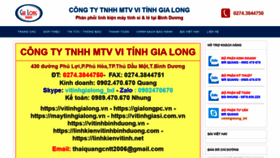 What Vitinhgialong.vn website looked like in 2021 (3 years ago)