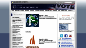 What Voteinfo.net website looked like in 2021 (3 years ago)