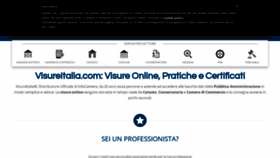 What Visureitalia.com website looked like in 2021 (3 years ago)