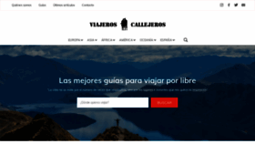 What Viajeroscallejeros.com website looked like in 2021 (3 years ago)