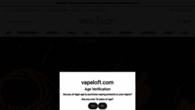 What Vapeloft.com website looked like in 2021 (3 years ago)