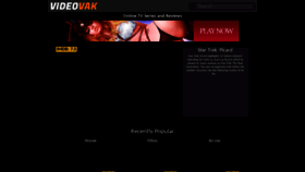 What Videovak.com website looked like in 2021 (3 years ago)