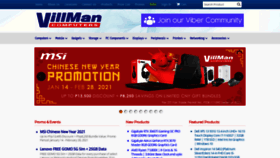 What Villman.com website looked like in 2021 (3 years ago)