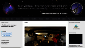 What Virtualtelescope.eu website looked like in 2021 (3 years ago)