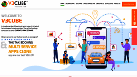 What V3cube.com website looked like in 2021 (4 years ago)
