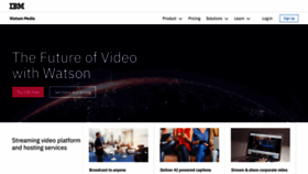 What Video.ibm.com website looked like in 2021 (3 years ago)