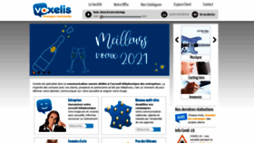 What Voxelis.fr website looked like in 2021 (3 years ago)